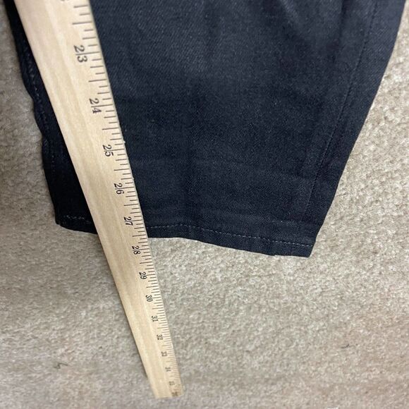 Everlane Modern Boyfriend Jeans Womens Size 25 Black Stretch Denim High Rise NEW - Picture 9 of 14